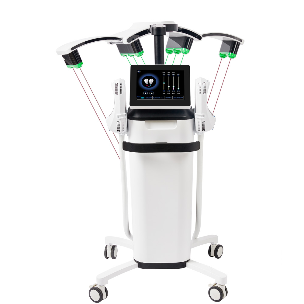Multi-Functional 10D Green&Red Lipo Laser + Sculpt Therapy System For Fat Burning Muscle Toning & Lymphatic Drainage Machine for Commercial Use