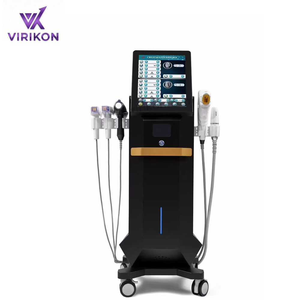4 in 1 multifunctional Beauty System: Morpheu8, Ice Cooling Hammer, Ice HI-FU, Vmax & RF